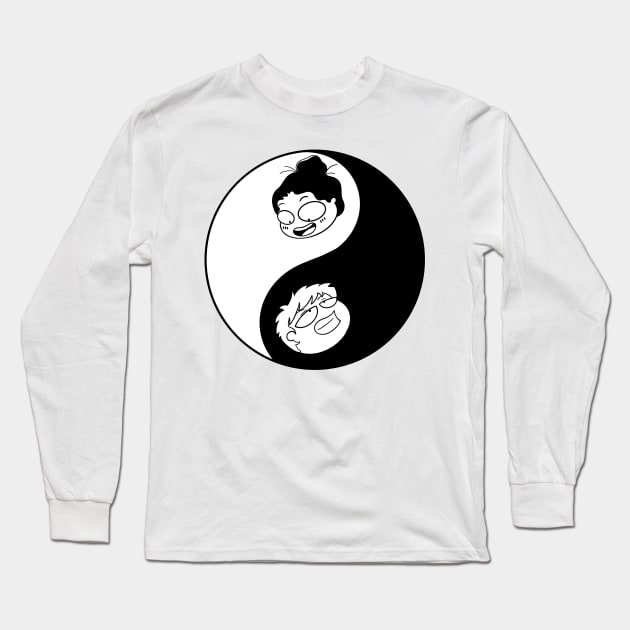 yin & yang Long Sleeve T-Shirt by AnnaOtake